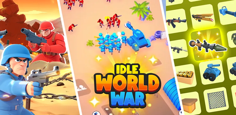 Idle War v0.1 MOD APK (Menu, Gems, Coins Multiplayer)
