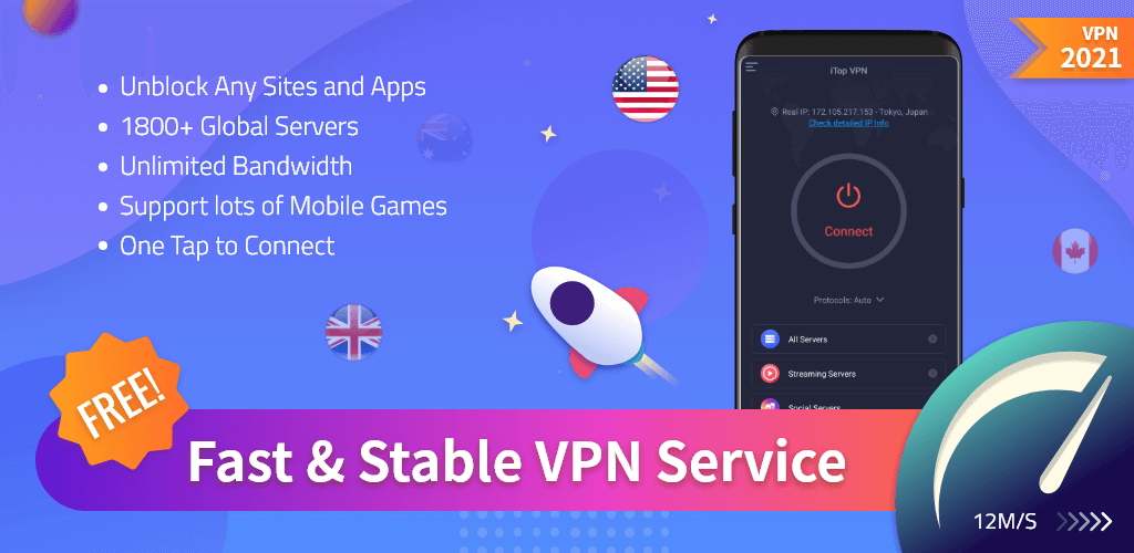 iTop VPN v3.0.0 MOD APK (VIP Unlocked)
