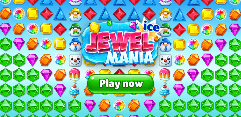 Jewel Ice Mania v25.1024.00 MOD APK (Auto Win)