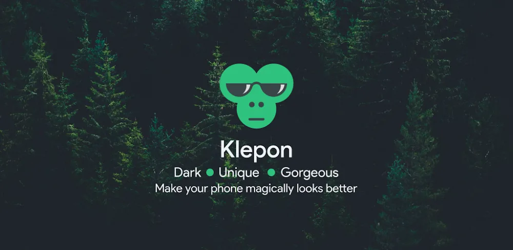 Klepon: Dark Icon Pack v16.7 APK (Full Version)