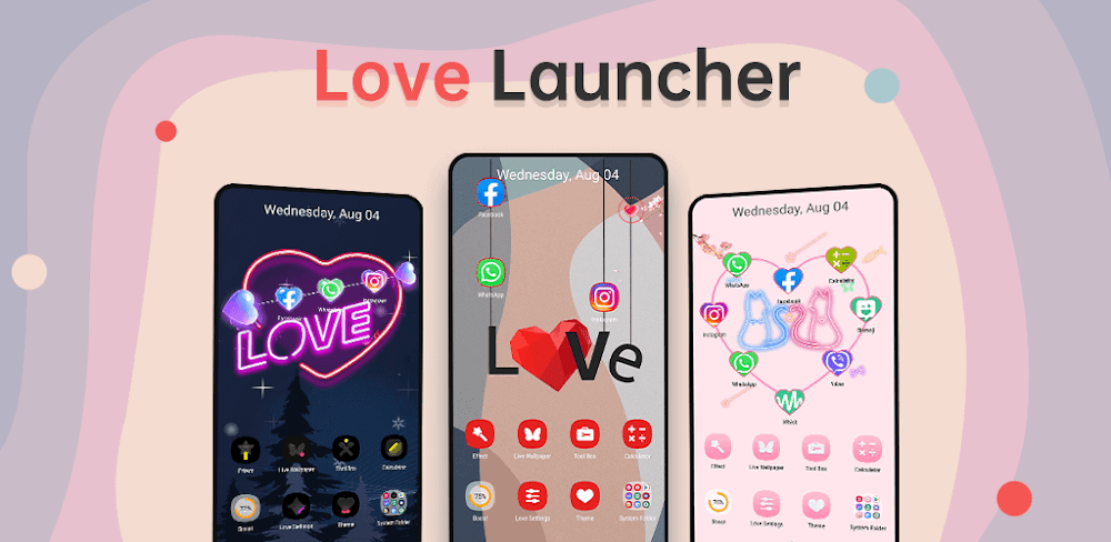 Love Launcher v4.7.1.1 MOD APK (Premium Unlocked)