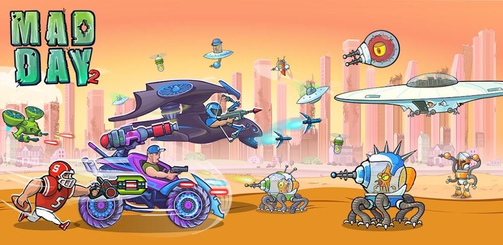 Mad Day 2 v2.2 MOD APK (Unlimited Fuel, High Gold Reward)