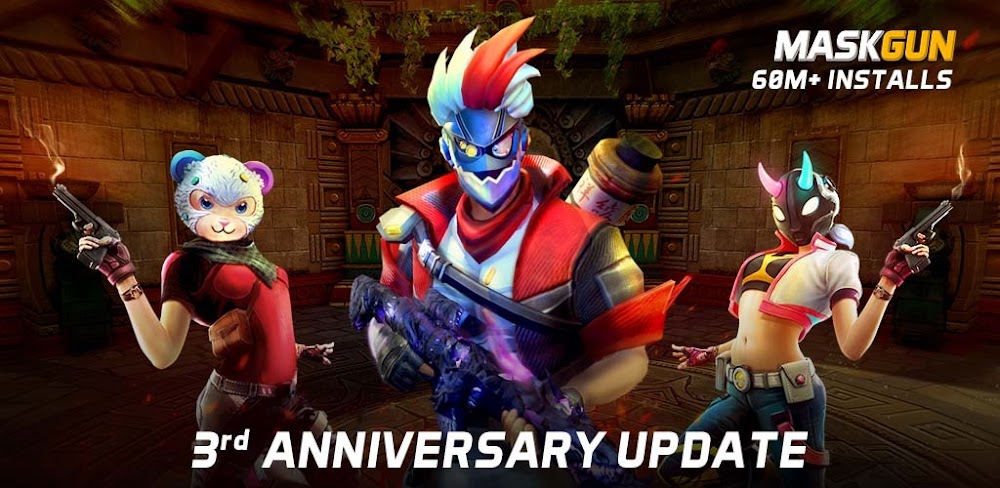 MaskGun v3.050 MOD APK (Unlimited Ammo, Mega Menu)