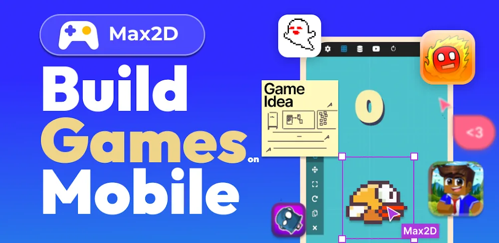 Max2D: Game Maker v2025.12.29 MOD APK (Premium Unlocked)