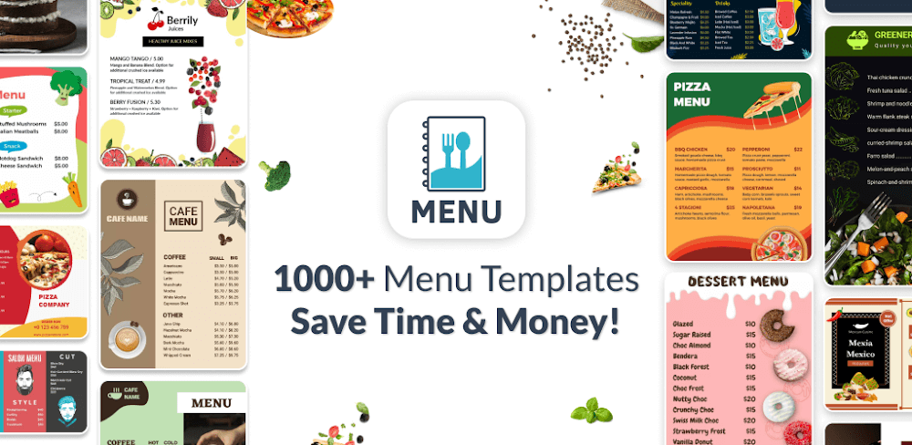 Menu Maker v65.0 MOD APK (Premium Unlocked)