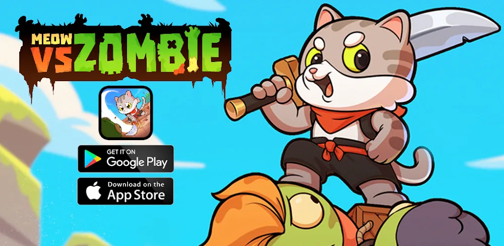 Meow vs Zombie v1.0.5 MOD APK (Menu, High EXP Drop, Speed Multiplier)