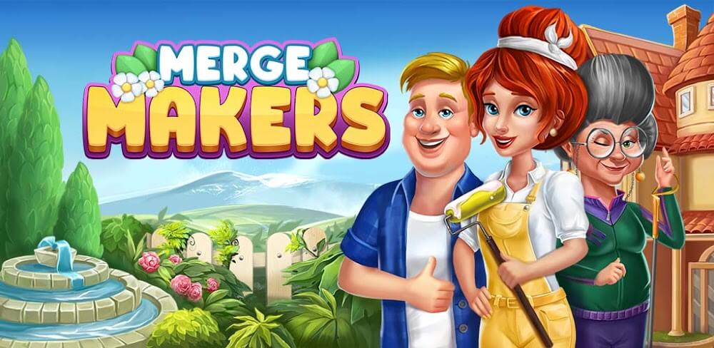 Merge Makers: Renovation v1.4.0 MOD APK (Unlimited Coins/Gems/Cash/Energy)