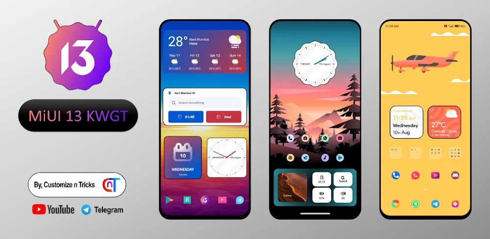 MiUI 14 KWGT v9.0.1 APK (Full Version)