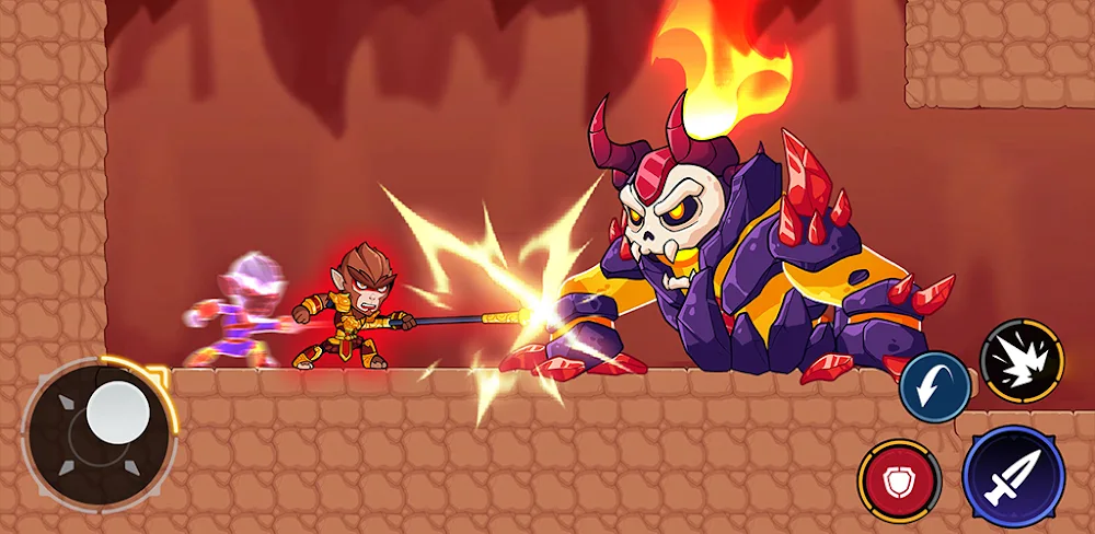 Monkey King: Myth of Skull v0.4.7 MOD APK (Menu, Godmode, Free Upgrade)