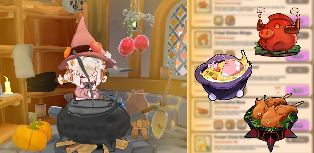 Monster Cooking Diary v1.7 MOD APK (Damage Multiplier, God Mode)