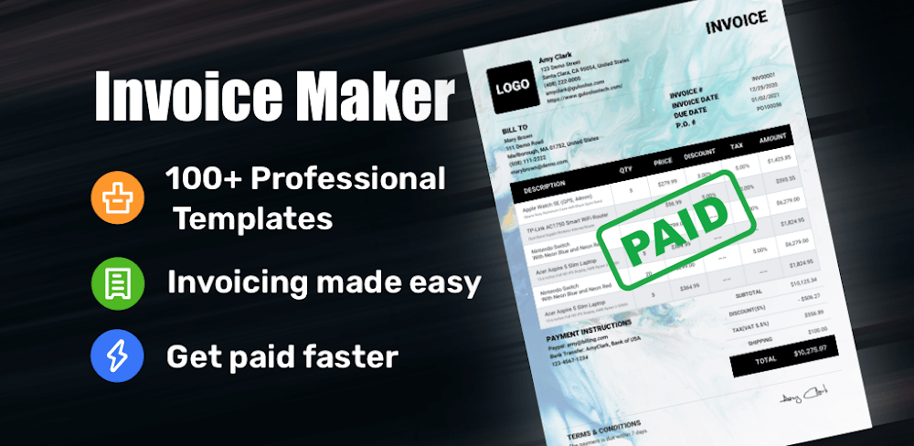 My Invoice Generator & Invoice v1.02.52.1219 MOD APK (Premium Unlocked)