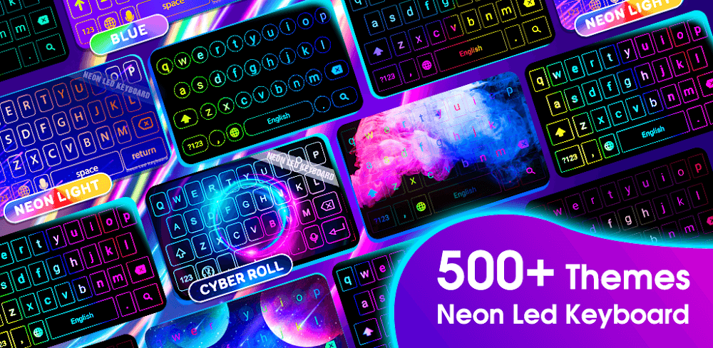 Neon LED Keyboard v3.8.6 MOD APK (Premium Unlocked)