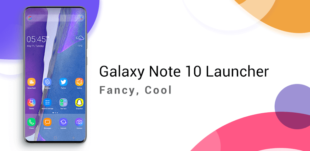 Note20 Launcher v9.6 MOD APK (Premium Unlocked)