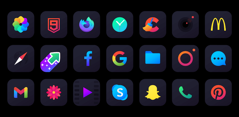 Nova Dark Icon Pack v7.1.6 APK (Full Version)