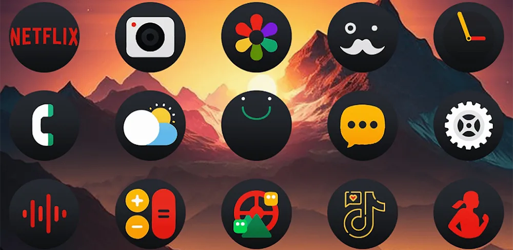 OneUI7 R (DarkoZ) Icon Pack v1.6 APK (Full Version)