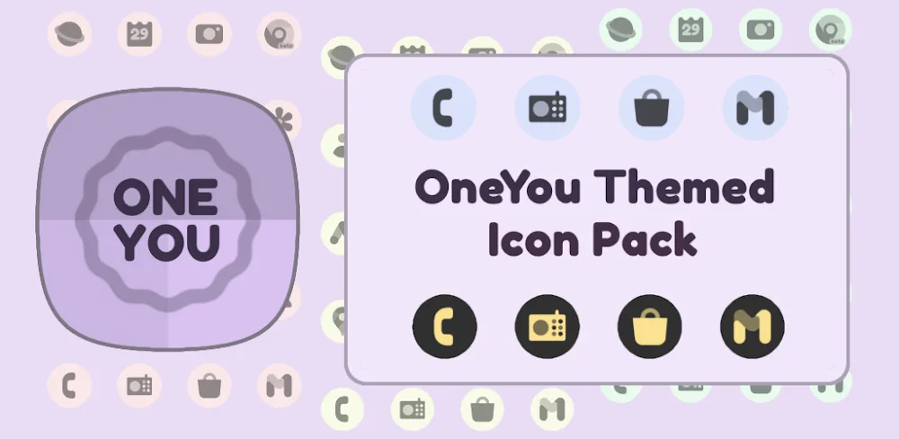 OneYou Themed Icon Pack v5.1.5 APK (Full Version)