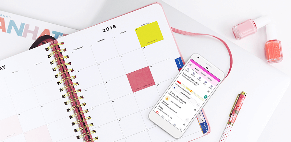 Period and Ovulation Tracker v8.3 MOD APK (Premium Unlocked)