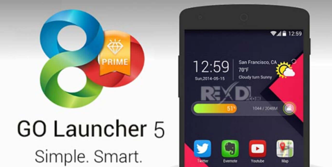GO Launcher Z v3.42 MOD APK (VIP, Unlocked All Themes)