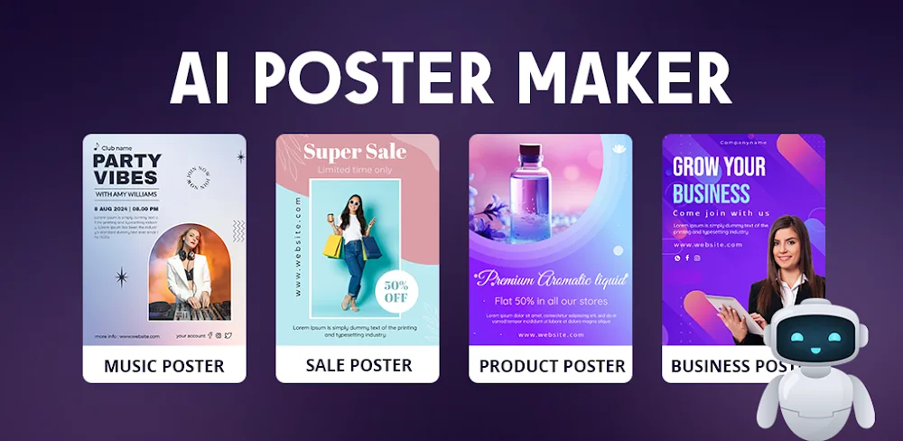 AI Poster Maker v3.3 MOD APK (Premium Unlocked)