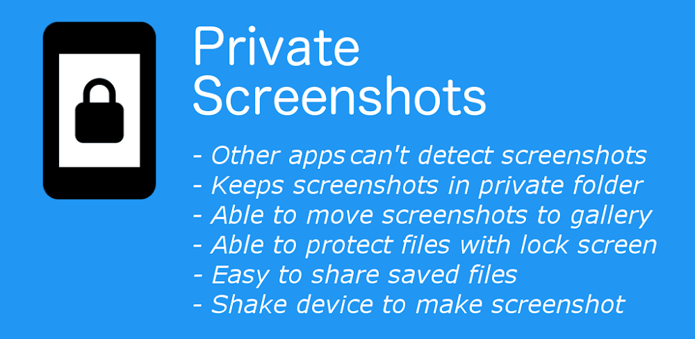 Private Screenshots v1.19.8 MOD APK (Premium Unlocked)