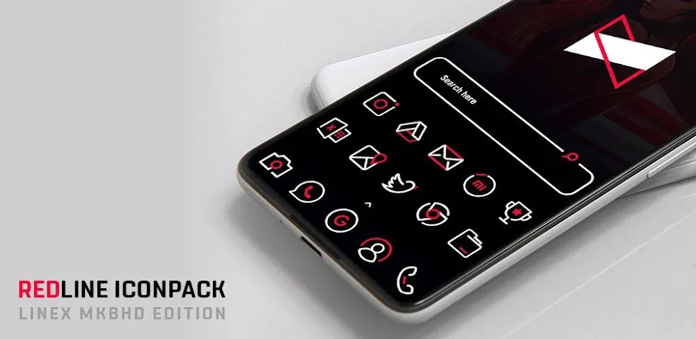 RedLine Icon Pack : LineX v6.8 APK (Full Version)