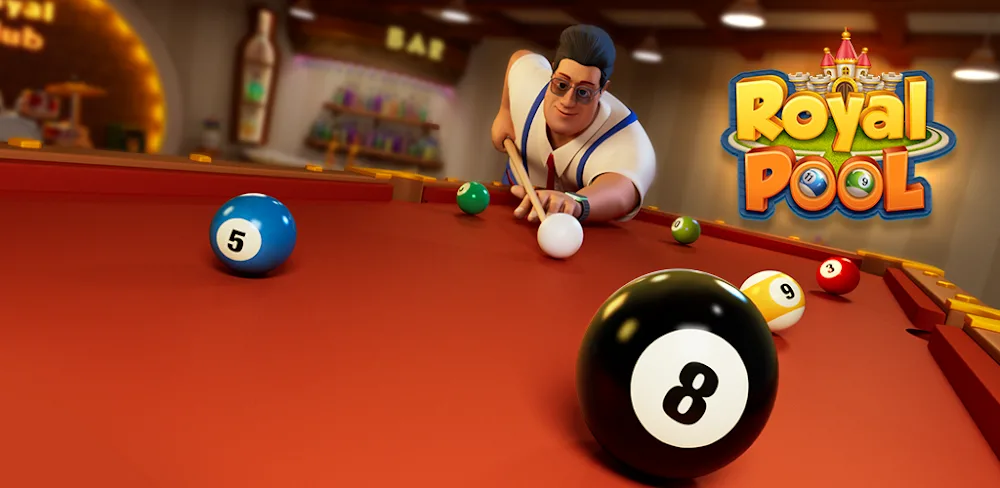 Royal Pool: 8 Ball & Billiards v4.5 MOD APK (Menu, Unlimited Coins, Stars)