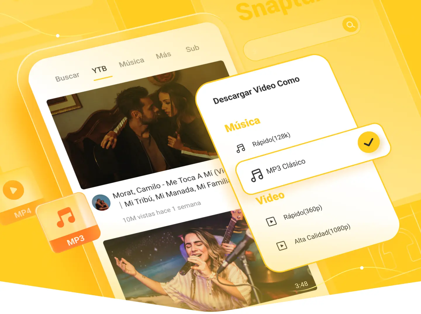 SnapTube v7.52.1.75270801 MOD APK (VIP Unlocked, AD-Free)
