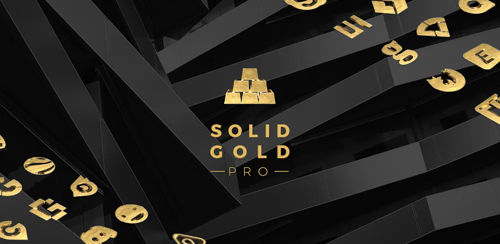 Solid Gold Pro – Icon Pack v3.6.7 APK (Full Version)