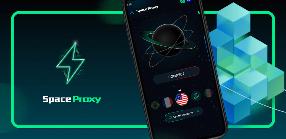 Space Proxy: Fast & Stable v1.0.3 MOD APK (Premium Unlocked)