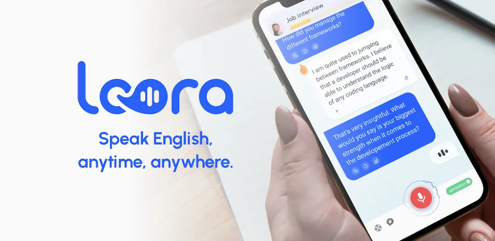Speak English with Loora AI v2.12.3 MOD APK (Premium Unlocked)