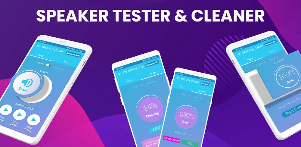 Speaker Tester & Cleaner v5.1.0 MOD APK (Premium Unlocked)
