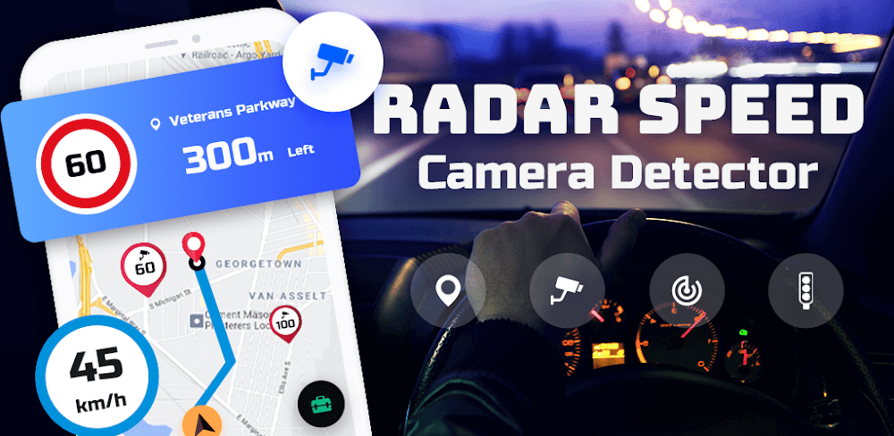 Speed Camera Radar v2.2.3 MOD APK (Premium Unlocked)