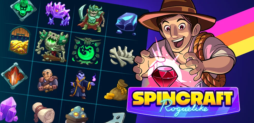 SpinCraft: Roguelike v2.25.08 MOD APK (Menu, High Rewards)