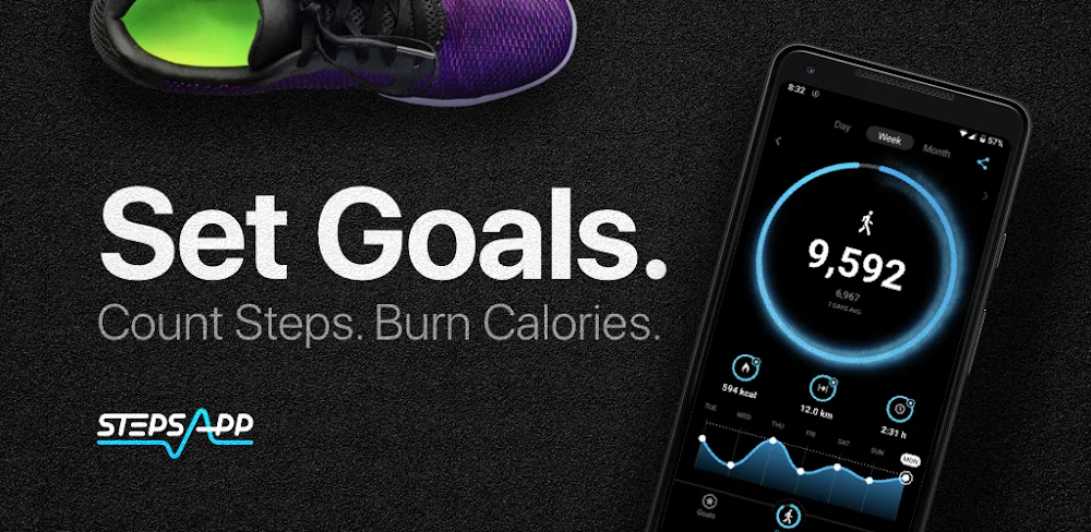 StepsApp – Step Counter v6.3.0 MOD APK (Premium Unlocked)