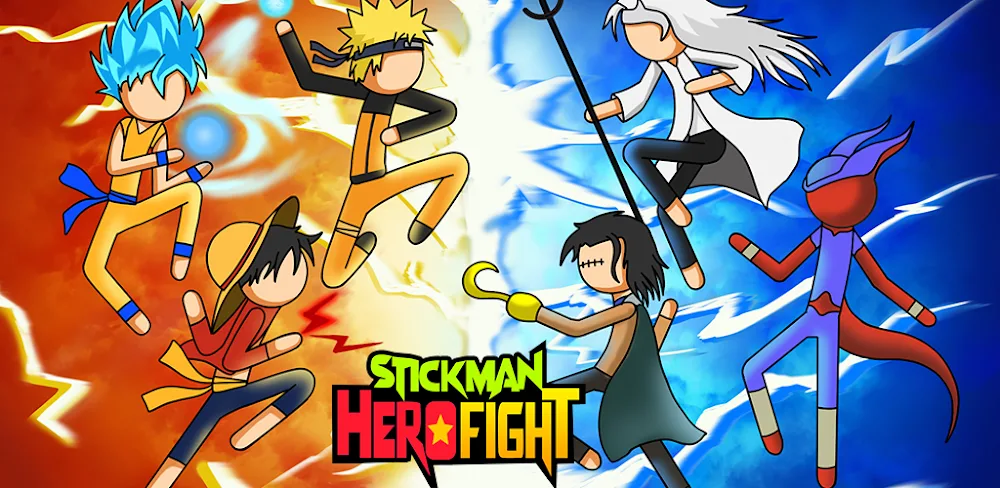 Stickman Hero Fight : All-Star v5.0 MOD APK (High Rewards, Dumb Enemy)