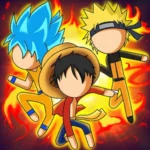 Stickman Hero Fight : All-Star v5.0 MOD APK (High Rewards, Dumb Enemy)
