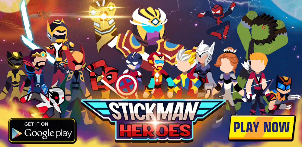 Stickman Heroes: Battle of God v0.4.9 MOD APK (God Mode, Unlimited Skill)