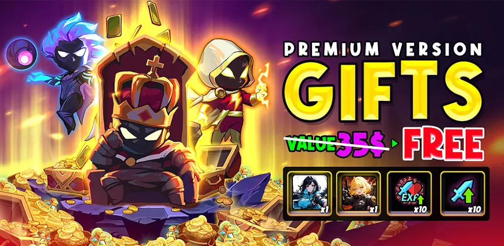 Stickman Survival: Supreme RPG v1.1.107 MOD APK (Full, Premium Features, No ADS)