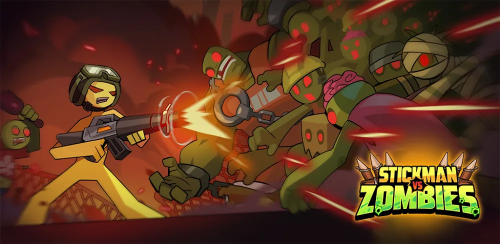 Stickman vs Zombie: Dark War v1.0.27 MOD APK (Menu, Currency, Damage, God Mode)