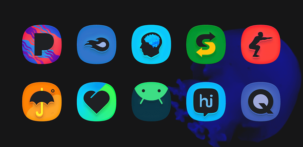 SuperBlack Icon Pack APK v16.0.1 (Full Version)
