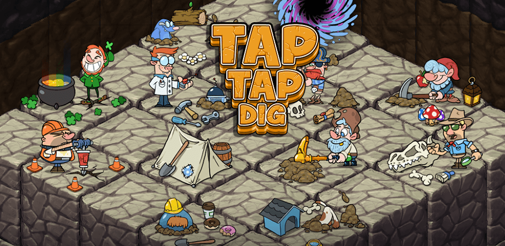 Tap Tap Dig v2.2.5 MOD APK (Unlimited Money, No Skill CD)