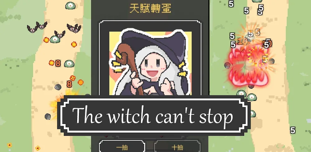 The witch can’t stop v8 MOD APK (Menu, Godmode, Defense, Add Gems)
