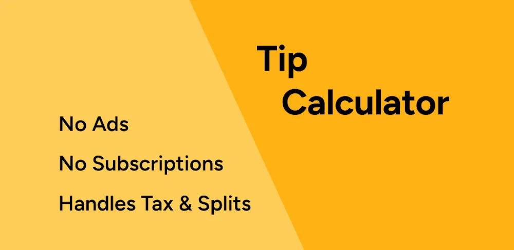 Tip Calculator — Clean, Simple  v11.0.2 MOD APK (Premium Unlocked)