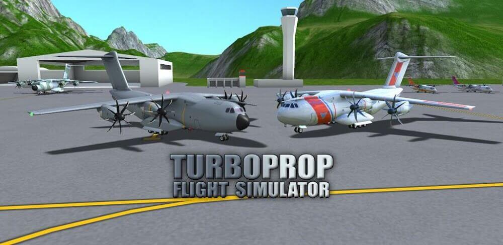 Turboprop Flight Simulator 3D MOD APK v1.34.1.1 (Unlimited Money)