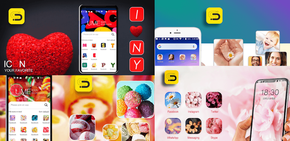 Ume Icon Changer v1.3.7 MOD APK (Premium Unlocked)