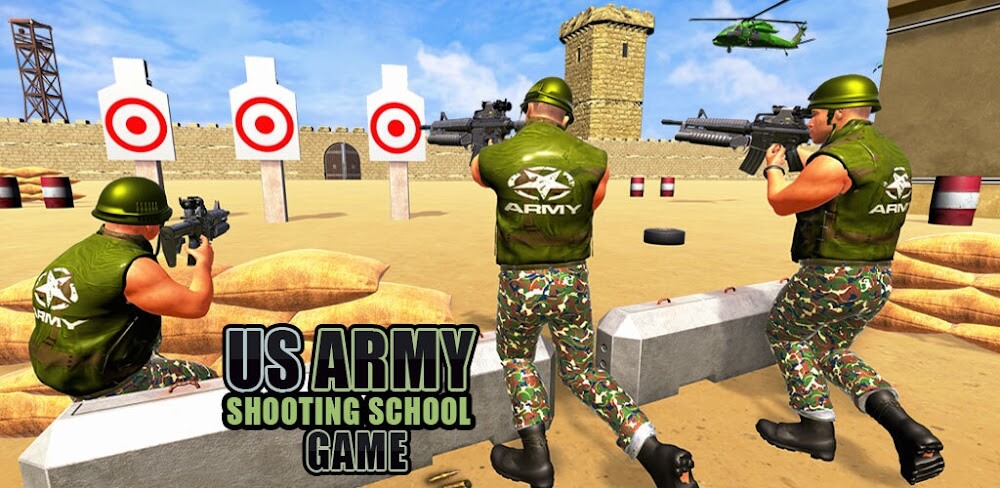 US Army Training Shooting Camp v1.5.5 MOD APK (God Mode, Dumb Enemy)