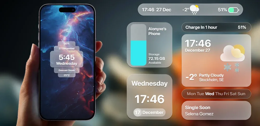 Vision Pro KWGT v1 APK (Full Version)