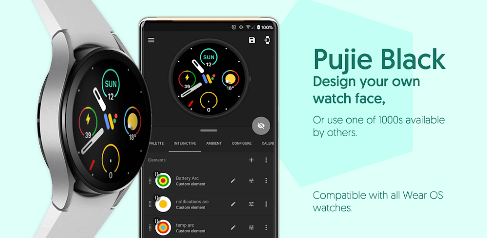 Watch Faces – Pujie – Premium v6.5.14 APK (Full Version)