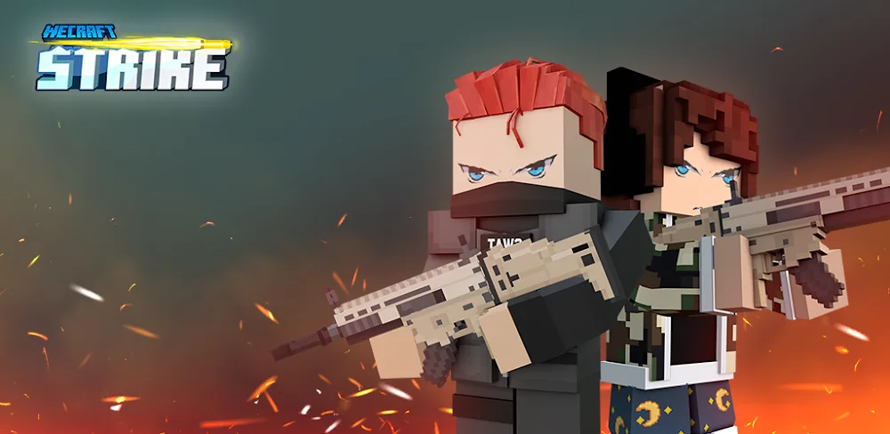 WeCraft Strike v0.1.19 MOD APK (Menu, No Recoil, Rapid Fire)