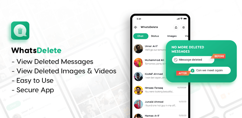 WhatsDelete: Recover Messages v1.1.96 MOD APK (Premium Unlocked)